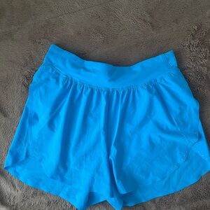 Lululemon Athletica fast and free short in kayak blue